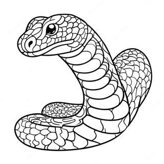 Python Snake Coloring Page 28543-22878