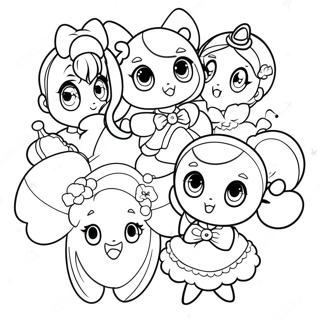 Magical Precure Team Coloring Page 28554-45646