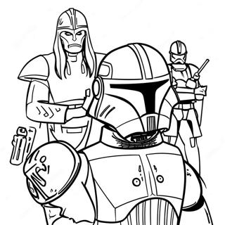 Clone Wars Coloring Pages