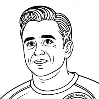 Xavi Coloring Pages