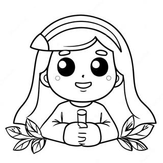 First Communion Coloring Pages