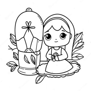 First Communion Coloring Page 28593-22915