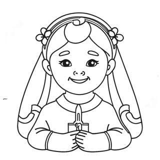 First Communion Coloring Page 28593-22916