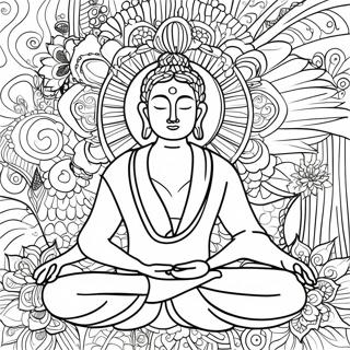 Mindfulness And Meditation Coloring Page 28604-22917