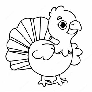 Baby Turkey Coloring Pages