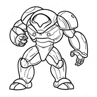 Metroid Coloring Page 28673-22975