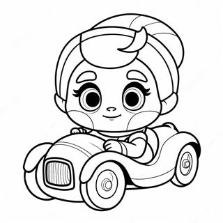 Vanellope Von Schweetz Racing Coloring Page 2867-2338