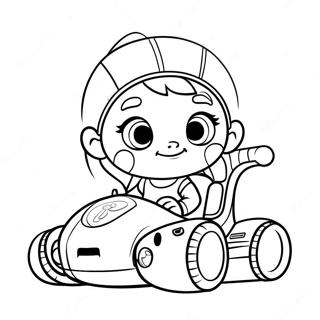 Vanellope Von Schweetz Racing Coloring Page 2867-2339