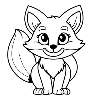 Foxy Coloring Pages