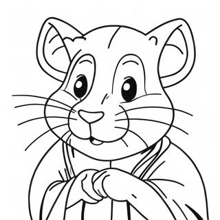 Splinter Coloring Page 28713-23008