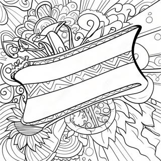 Dominican Republic Flag Coloring Page 28763-23042