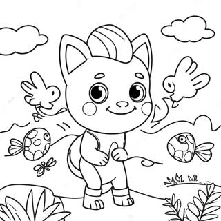 Fun Blank Coloring Page For Imagination 28784-23067