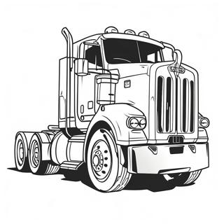 Kenworth Truck Coloring Pages