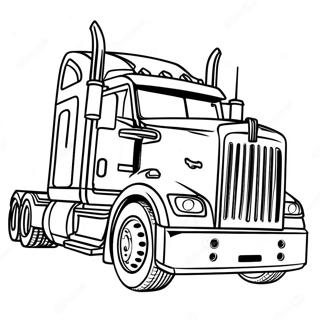 Kenworth Truck Coloring Page 28793-23071