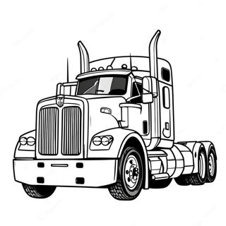 Kenworth Truck Coloring Page 28793-23072