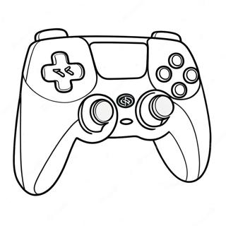 Futuristic Ps5 Controller Coloring Page 28814-23088