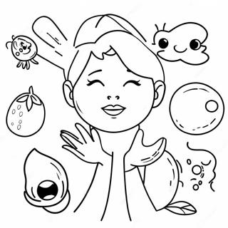 Five Senses Coloring Page 28833-23102