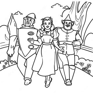 Wizard Of Oz Coloring Page 2886-2347