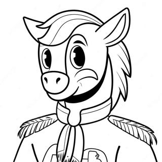 Colts Mascot Coloring Page 28883-23139