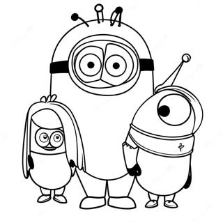 Despicable Me Coloring Page 28893-23152