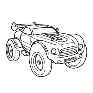 Fast Rc Car In Action Coloring Page 28914-23165