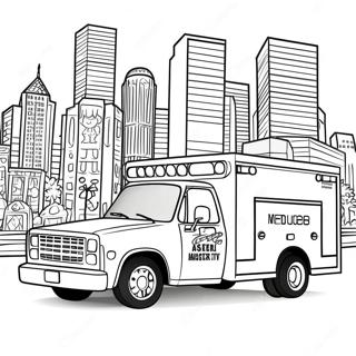 911 Emergency Vehicle Coloring Page 28933-23181