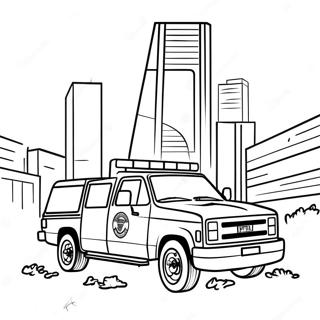 911 Emergency Vehicle Coloring Page 28933-23183