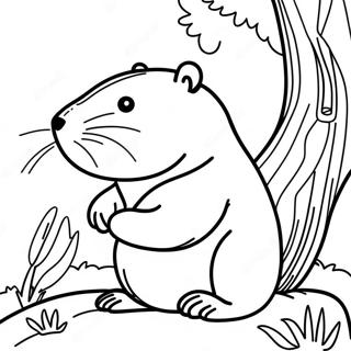 Beaver Coloring Page 28973-23216