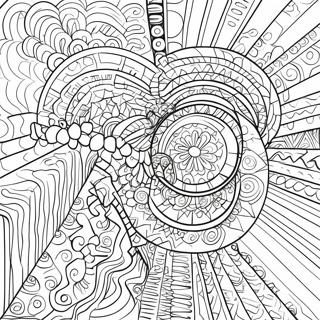 3d Geometric Optical Illusion Coloring Page 2897-2359