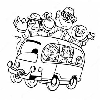 Whimsical Adventures In Odyssey Characters Coloring Page 28984-23226