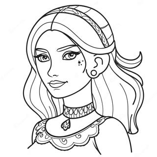 Fantasy Girl Coloring Page 29003-23239