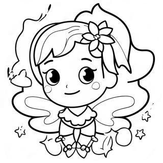 Magical Fairy Girl Coloring Page 29004-23242