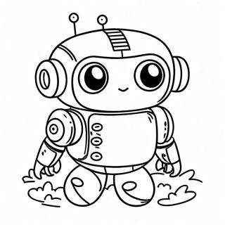 Cute Ai Robot Coloring Page 29014-23249