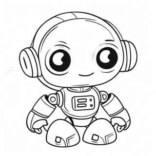 Cute Ai Robot Coloring Page 29014-23251