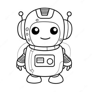 Cute Ai Robot Coloring Page 29014-23252