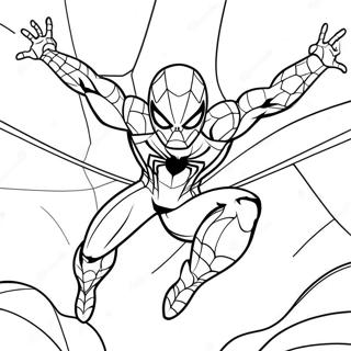 Iron Spider Coloring Page 29023-23256