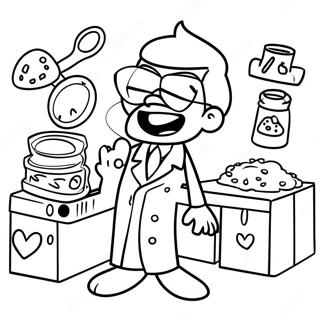 Dexter's Laboratory Coloring Pages