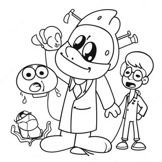 Dexter S Laboratory Coloring Page 29053-23275