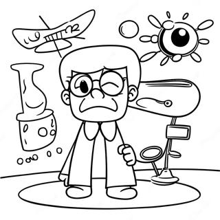 Dexter S Laboratory Coloring Page 29053-23276