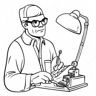 Dexter S Invention Coloring Page 29054-23278