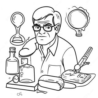 Dexter S Invention Coloring Page 29054-23280