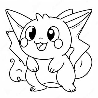 Cute Halloween Pokemon Coloring Pages