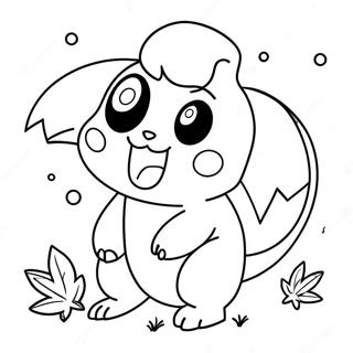 Cute Halloween Pokemon Coloring Page 29083-23298