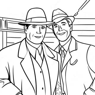 Mystery Detective Coloring Page 29143-23353