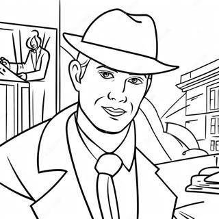 Mystery Detective Coloring Page 29143-23354