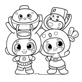 Team Umizoomi Coloring Pages