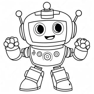 Mighty Math Robot Team Umizoomi Coloring Page 29154-23360