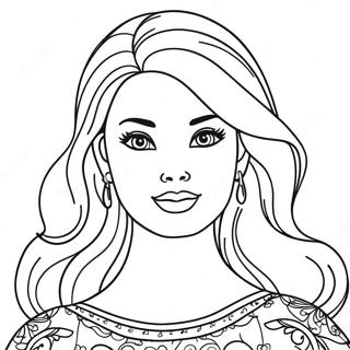 Barbie Doll Coloring Pages