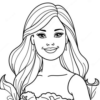 Barbie Doll Coloring Page 29163-23362