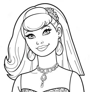 Barbie Doll Coloring Page 29163-23364